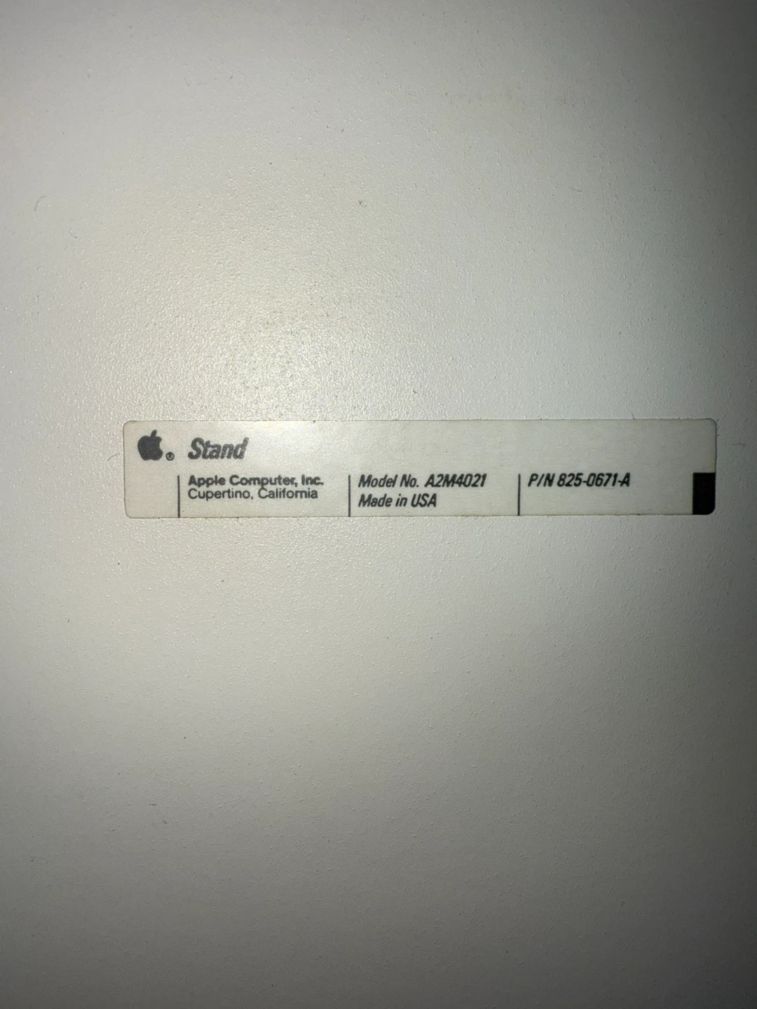 Apple Monitor //c Stand - Model A2M4021 - photo 5
