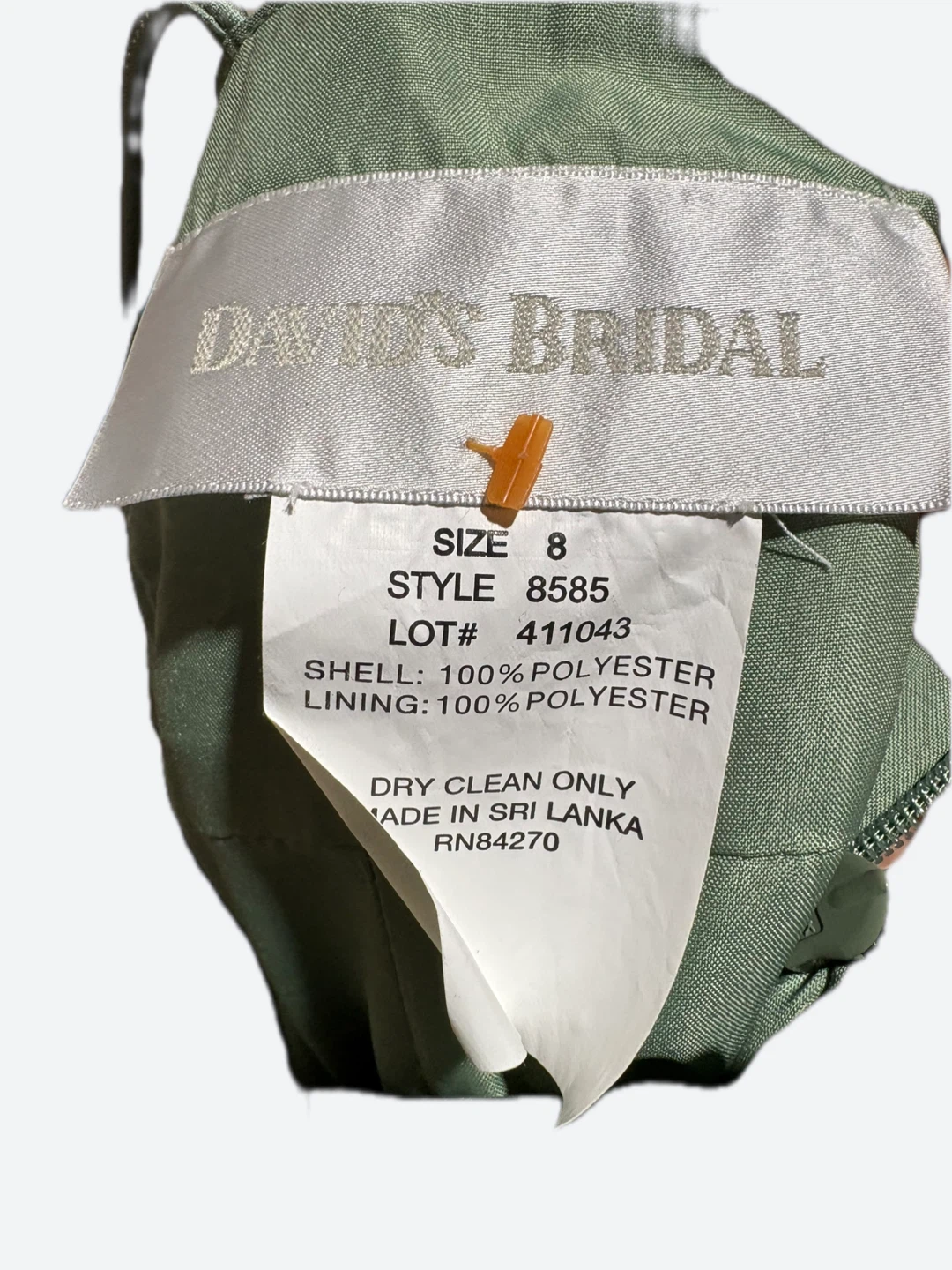 David's Bridal Dress - Size 8, Style 8585 - photo 4