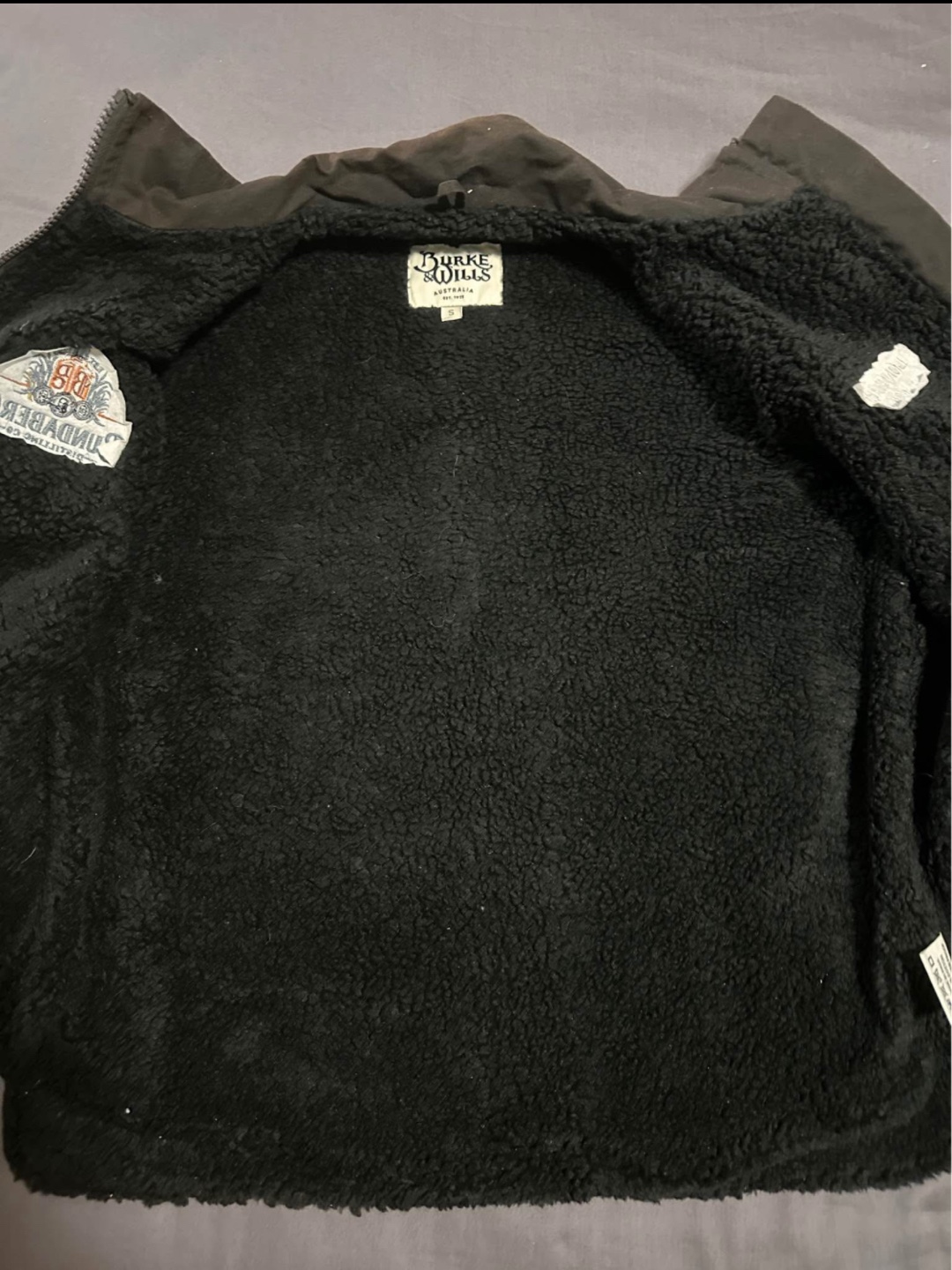 Australian Oil Skin Sherpa Lined Vest - photo 2