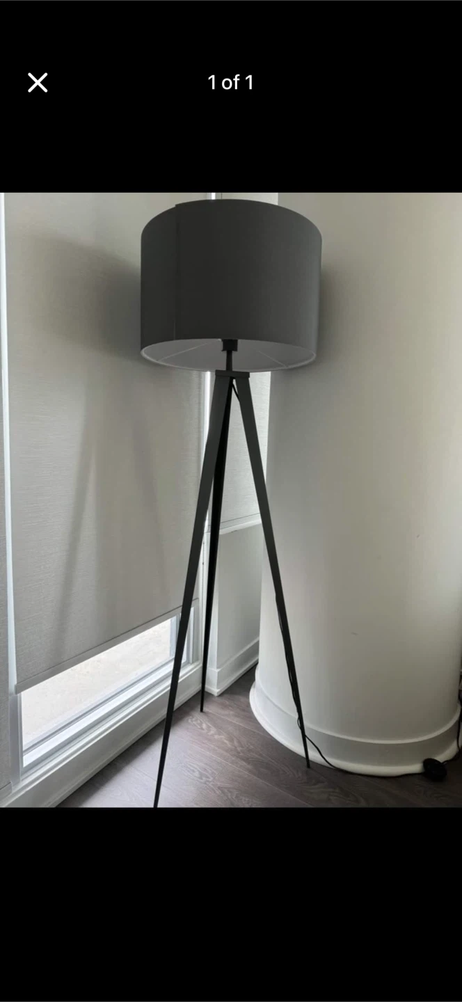 Tripod Floor Lamp - Grey