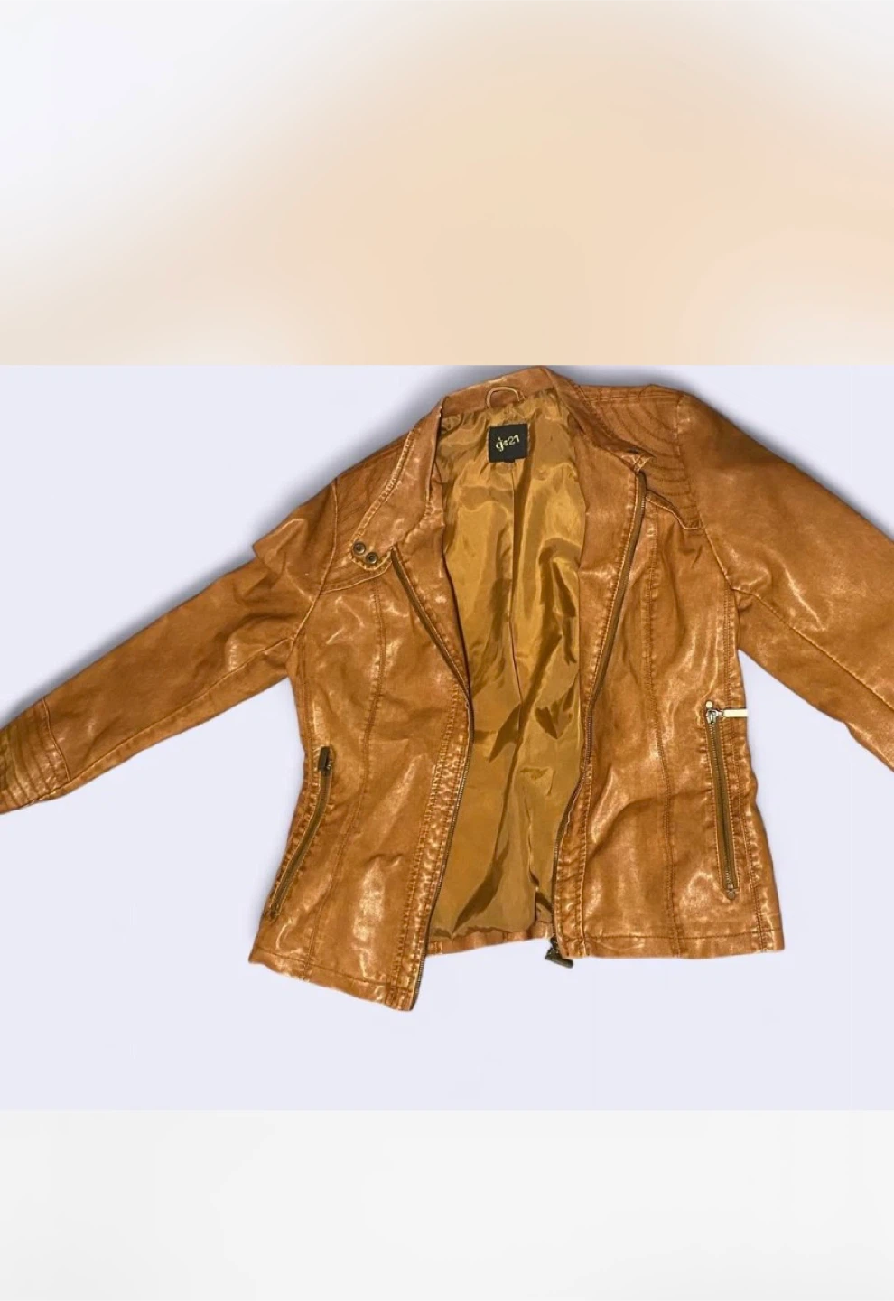 G21 Faux Leather Jacket - Size L