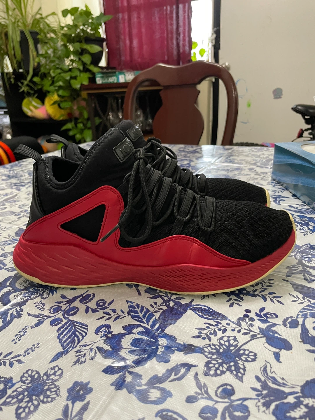 Jordan Fly Lockdown Basketball Shoes - Black/Red - photo 5