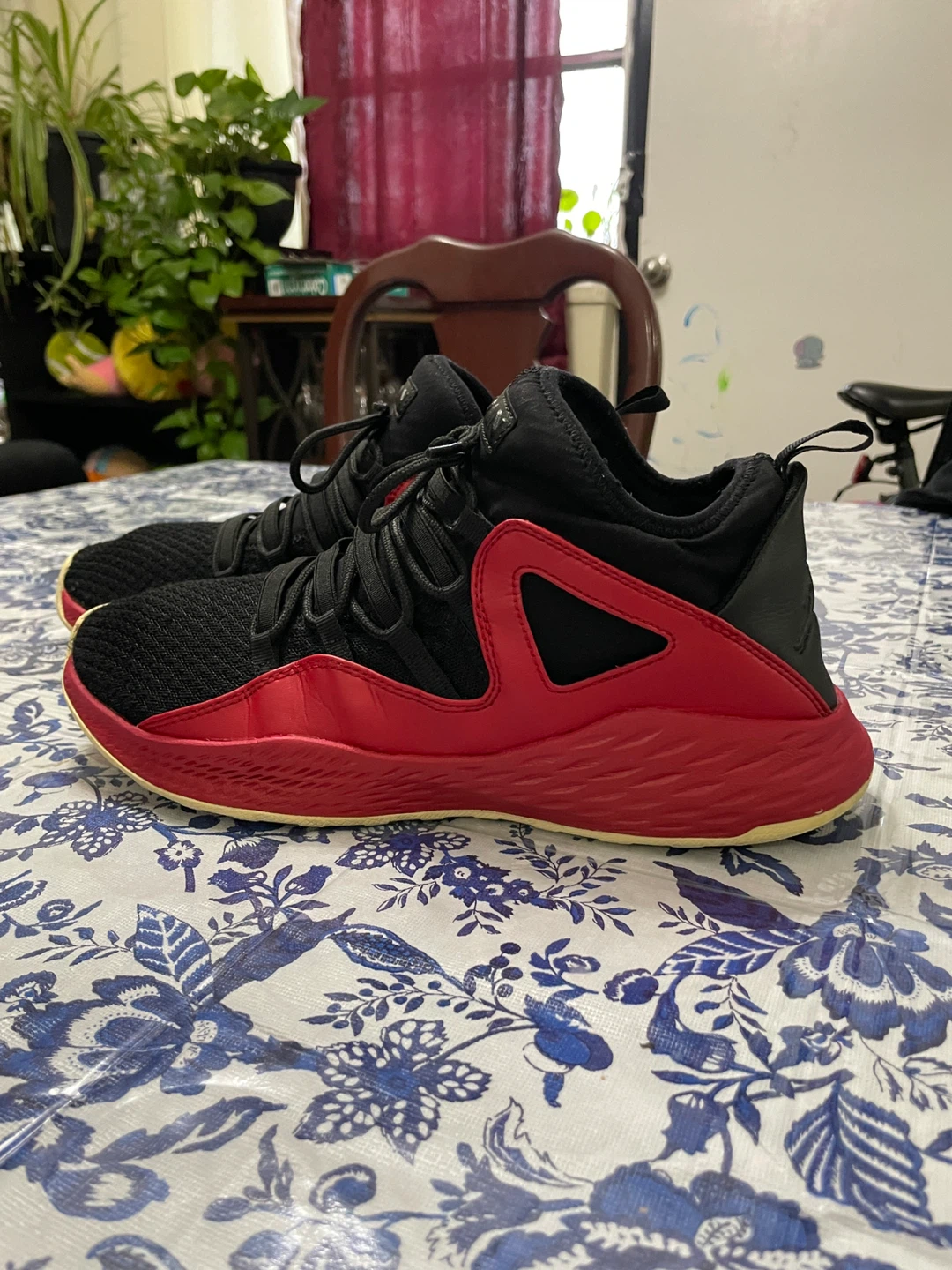 Jordan Fly Lockdown Basketball Shoes - Black/Red - photo 3