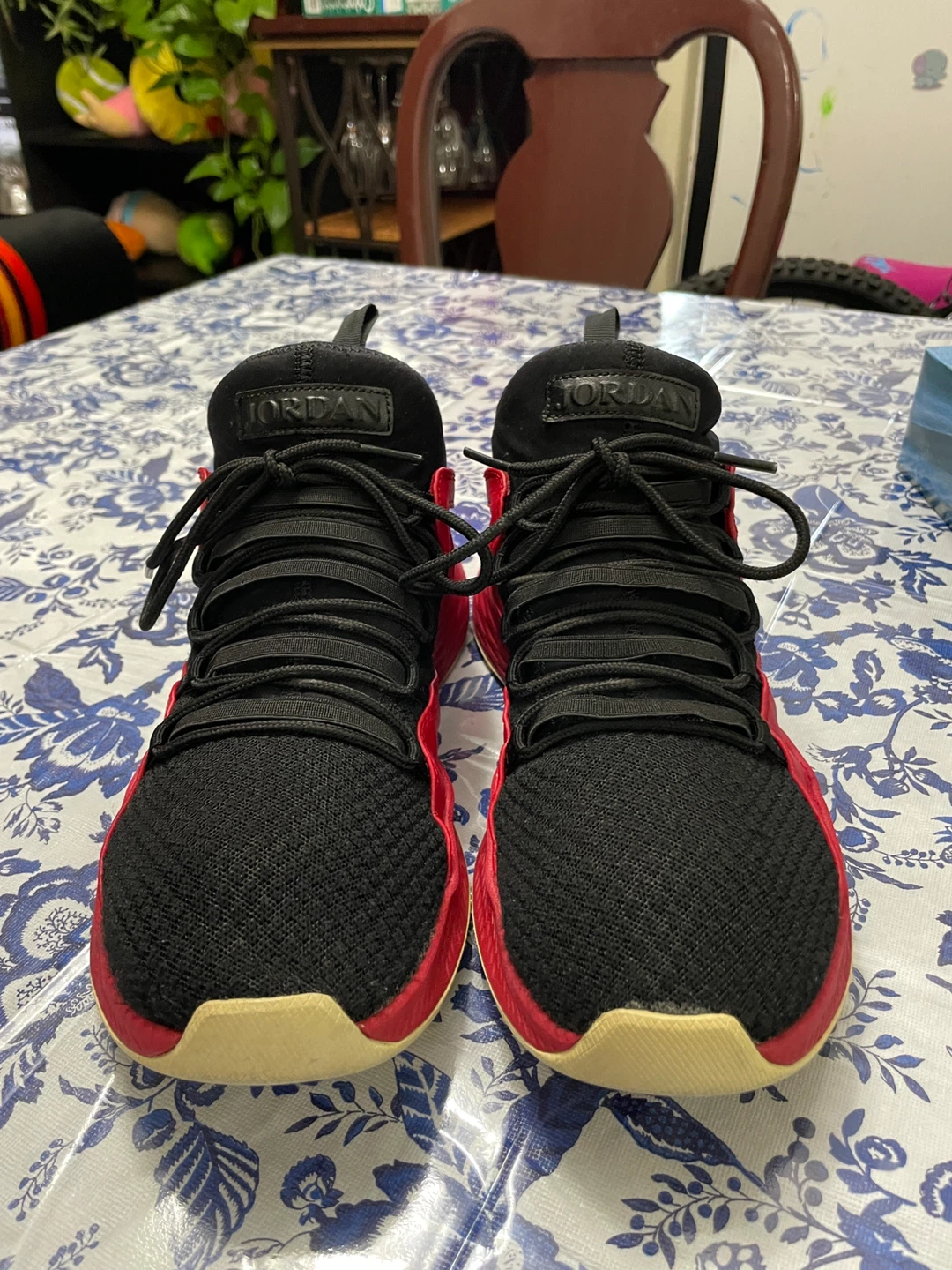 Jordan Fly Lockdown Basketball Shoes - Black/Red - photo 4