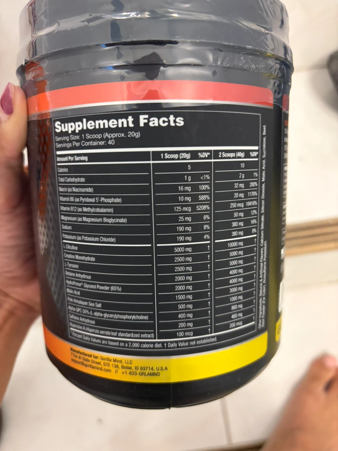 Gorilla Mode Pre-Workout Watermelon - photo 3
