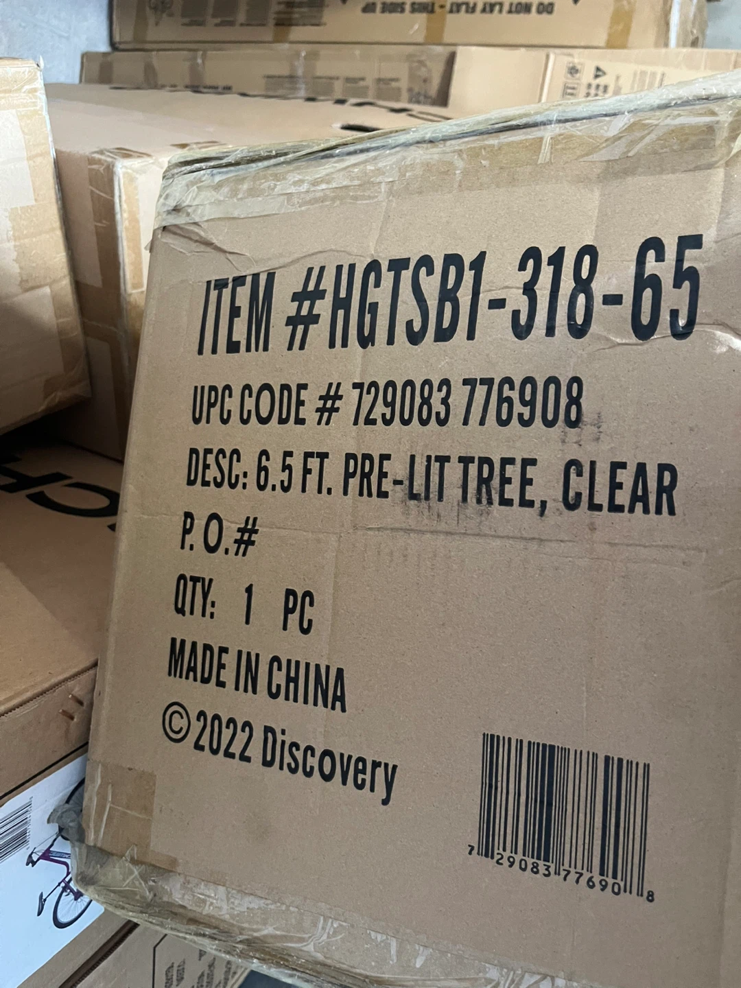 Christmas Tree 6.5’ Pre Lit BRAND NEW IN BOX - photo 2