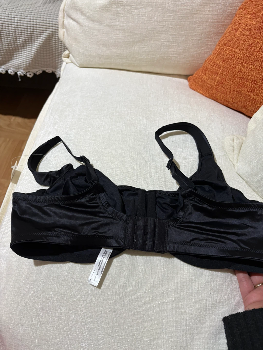 Soma Sensuous Sides Minimizer Bra - Size 38D Black - photo 5