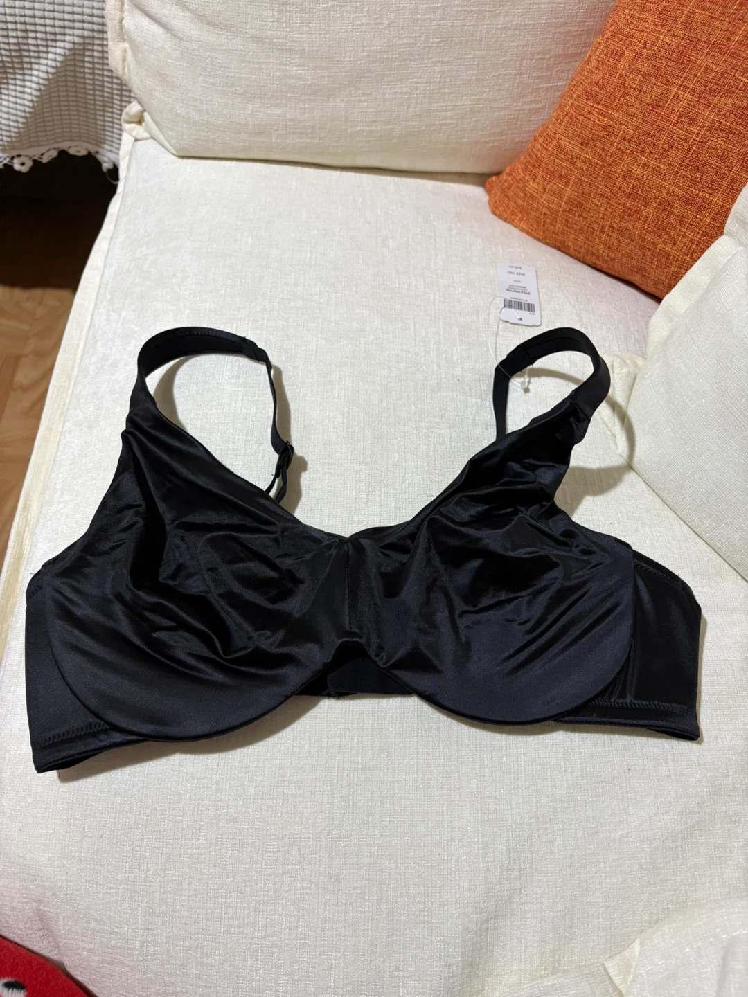 Soma Sensuous Sides Minimizer Bra - Size 38D Black