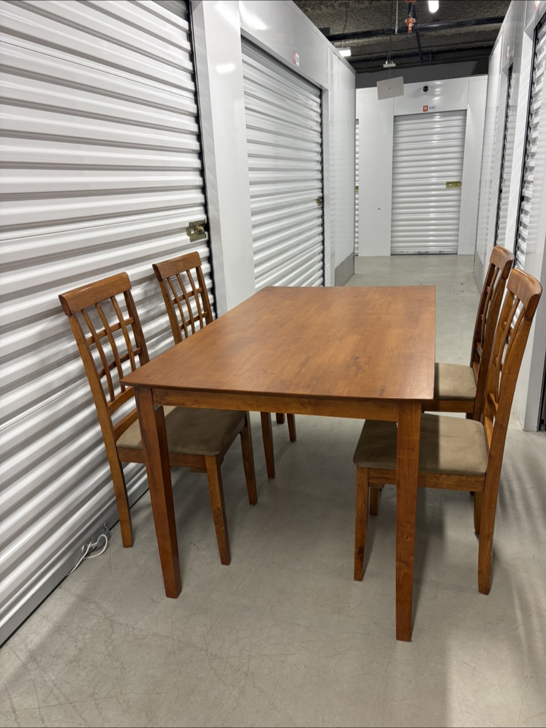 Can deliver—Table and 4 chairs.