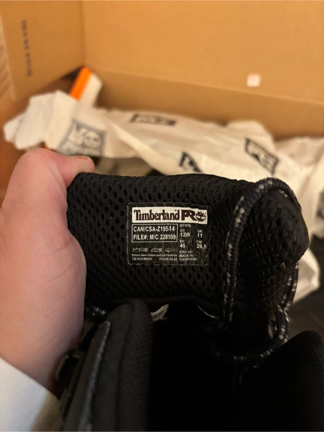 Timberland PRO Switchback Safety Toe Boots - Size 12 - photo 3