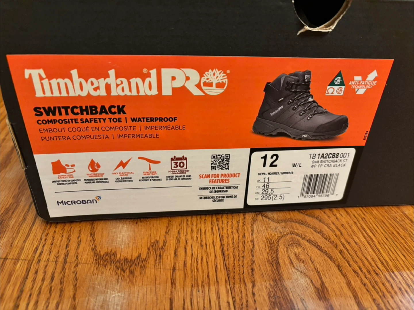 Timberland PRO Switchback Safety Toe Boots - Size 12 - photo 4