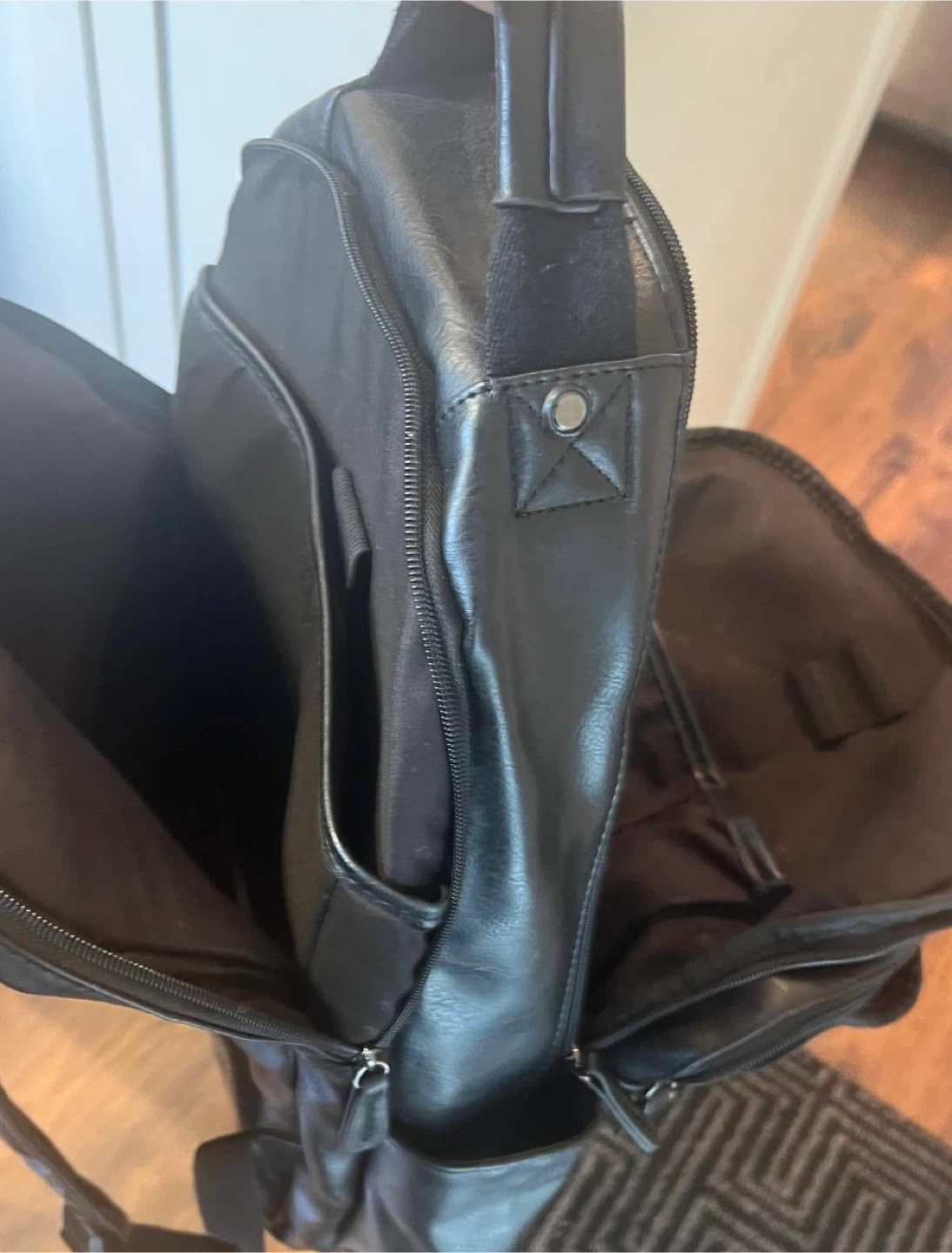 Bugatti Black Backpack - width 11 x length 16 inches - photo 2