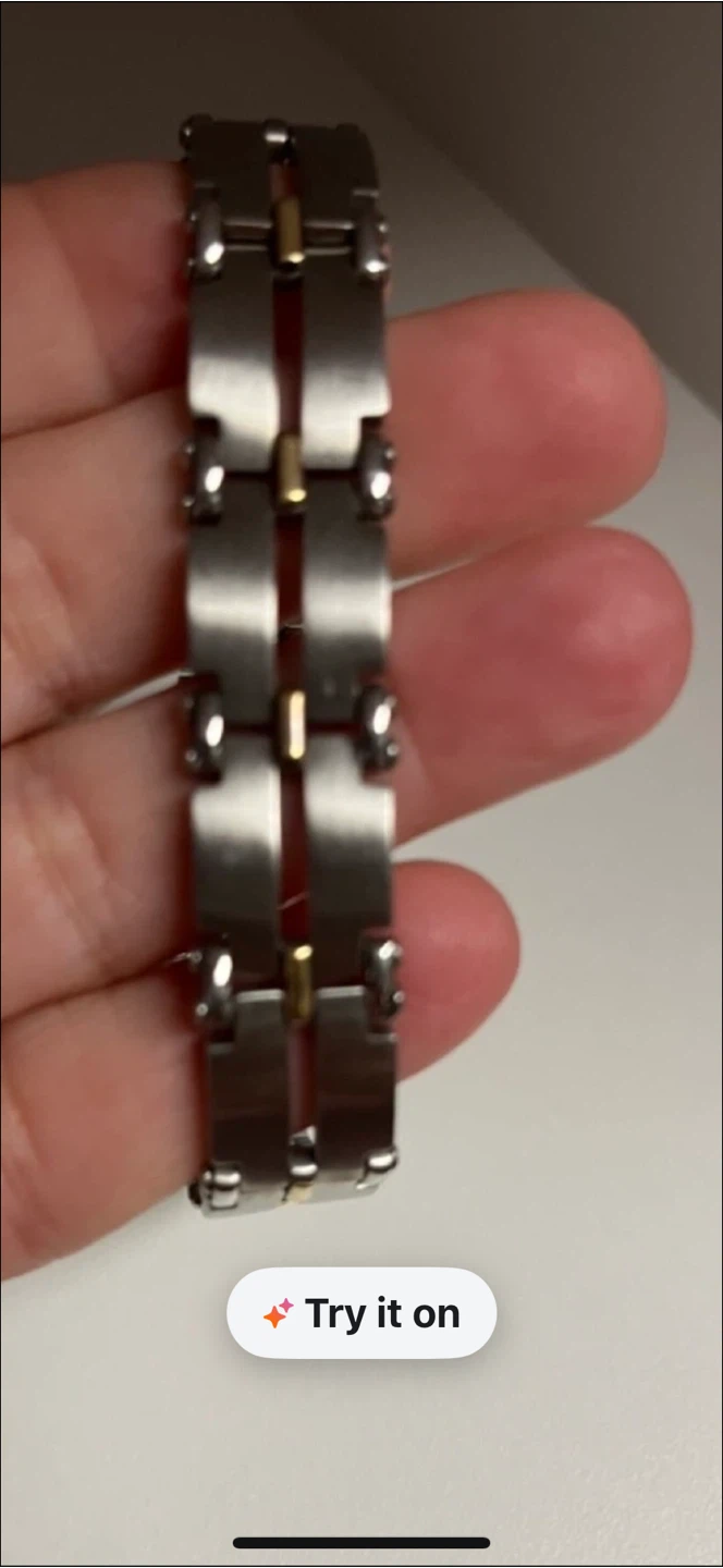18k And Stainless Steel Aurafin Men’s Bracelet - photo 2
