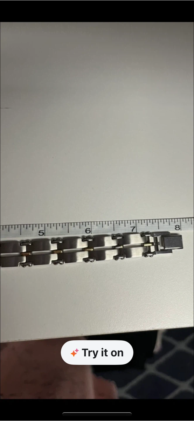 18k And Stainless Steel Aurafin Men’s Bracelet - photo 4
