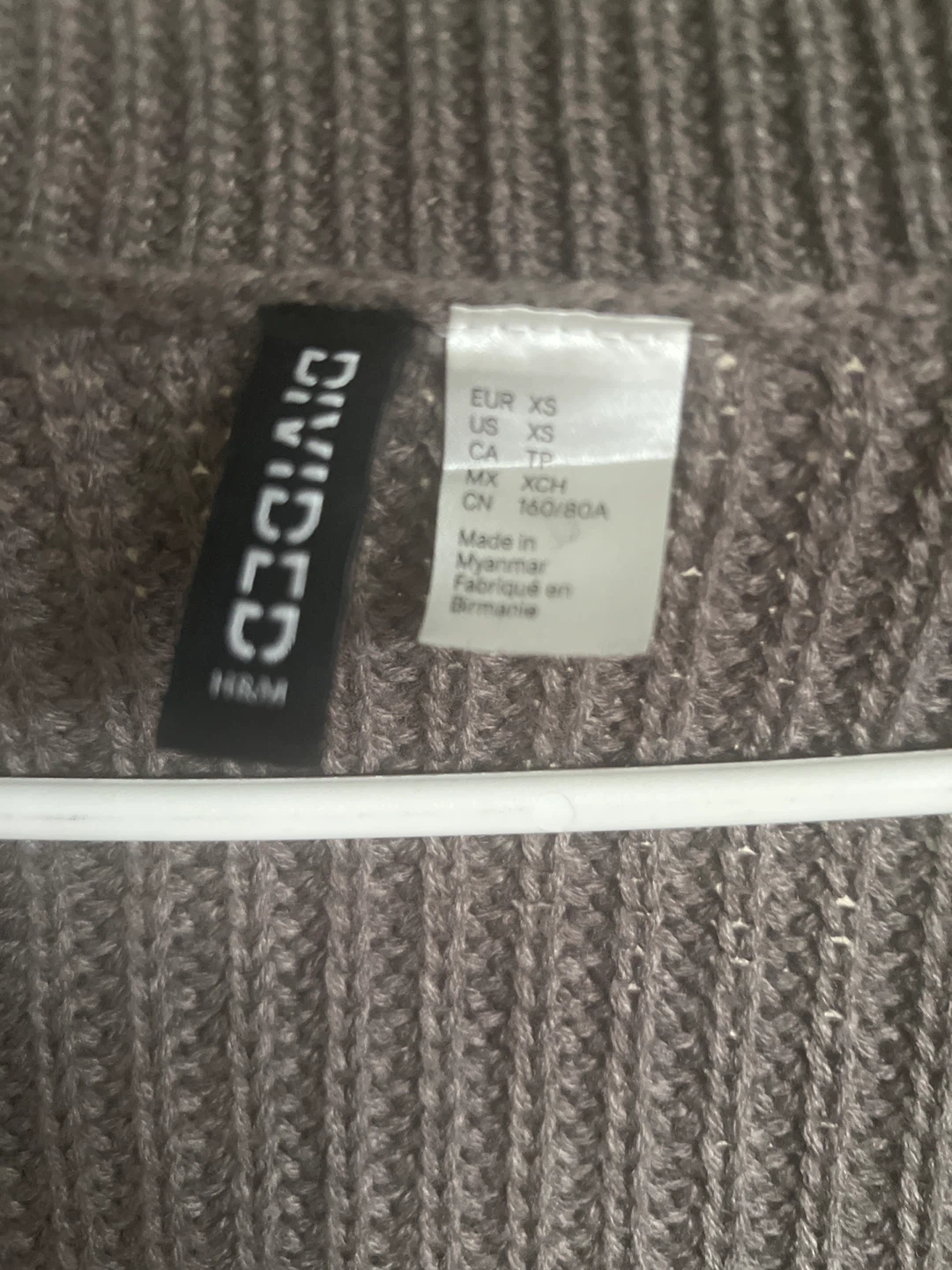 H&M Divided XS Knit Cardigan - Grey - photo 2