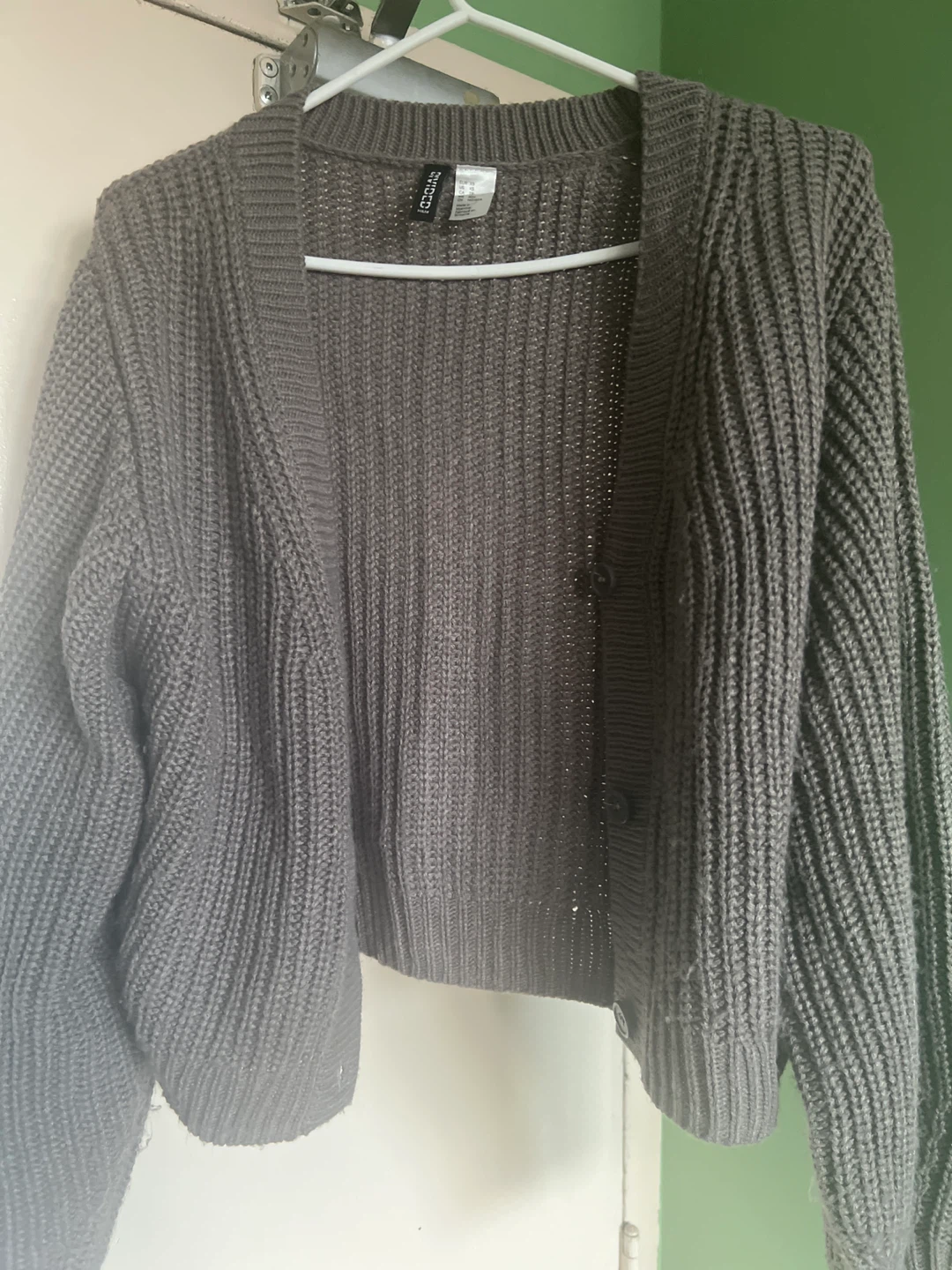 H&M Divided XS Knit Cardigan - Grey