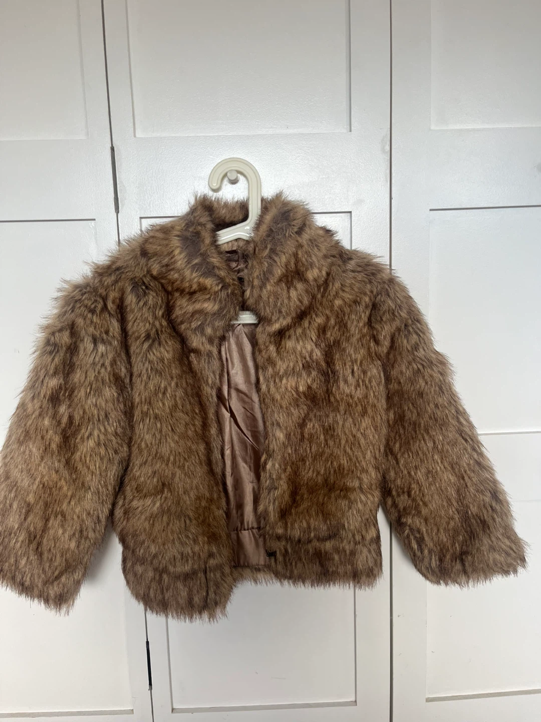 Stradivarius Faux Fur Jacket, Size S