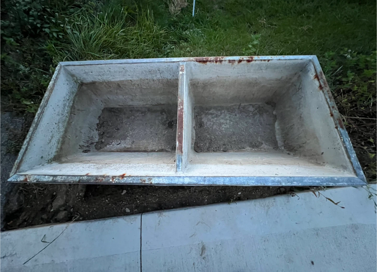 Concrete Herb Planter Box