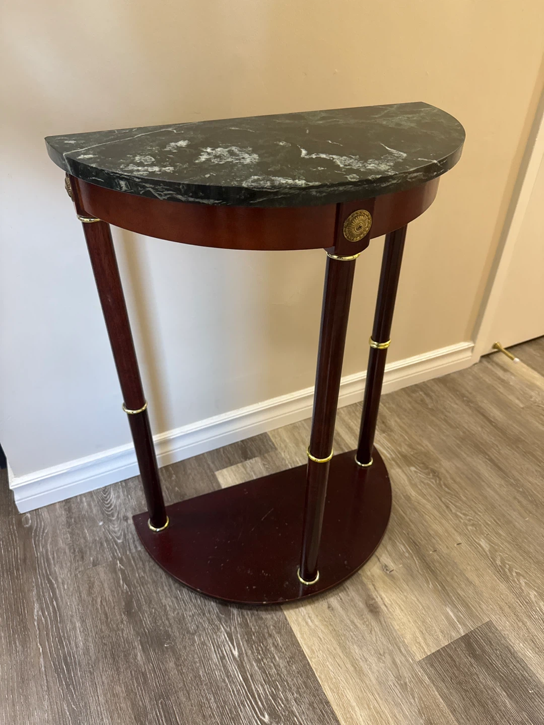 Marble Top Plant Stand