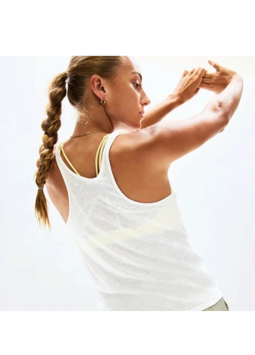 Athleta Getaway Tank - White, Size L - photo 2