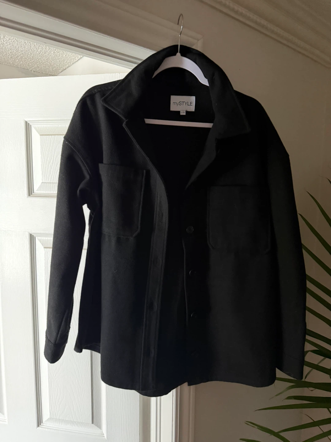mySTYLE Black Shacket - Size L/G