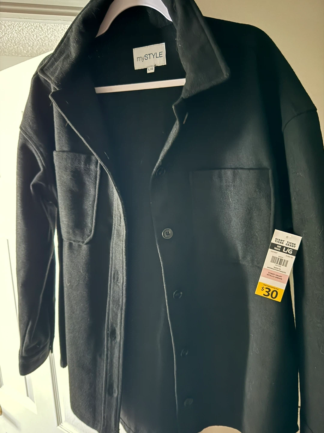 mySTYLE Black Shacket - Size L/G - photo 2