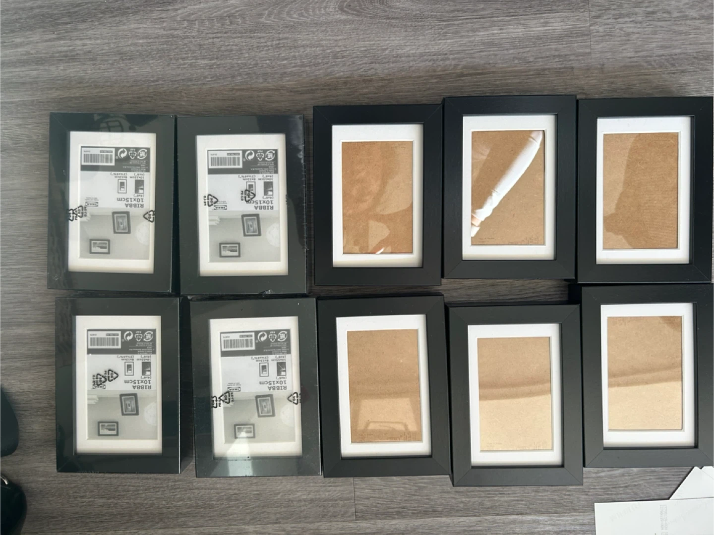 IKEA Ribba Black Picture Frames (set of 10) - 10x15cm (4x6")
