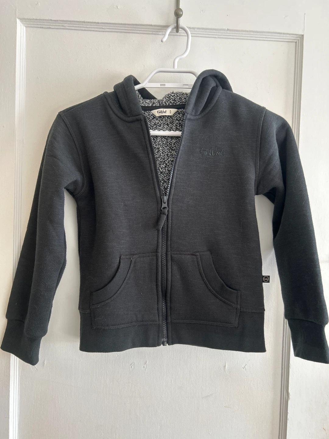 Hatley Kids Black Zip-Up Hoodie - photo 2