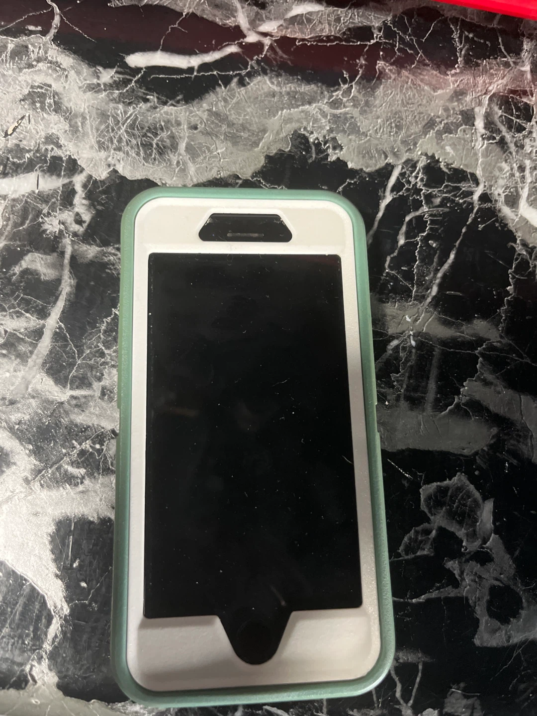 iPhone 5/5s/SE Case - Green & White