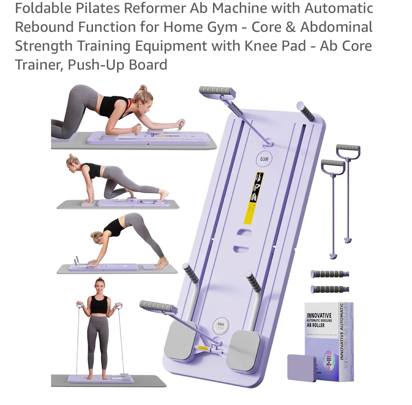 Foldable Pilates Reformer Ab Machine