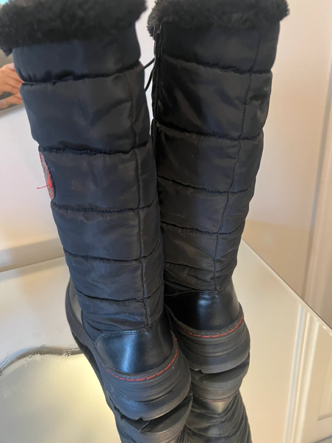 Cougar Black Winter Boots Size 6 - photo 3