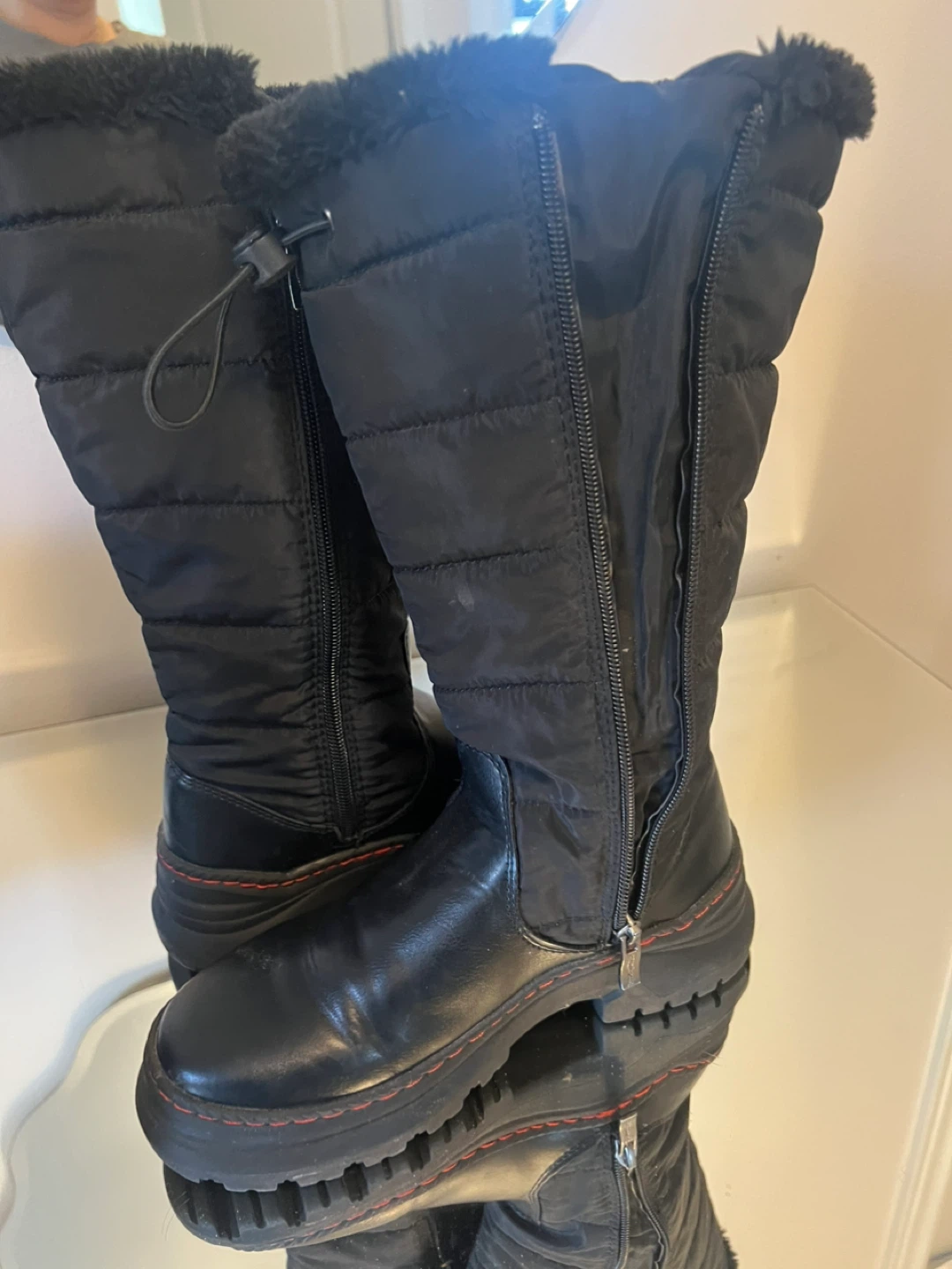 Cougar Black Winter Boots Size 6 - photo 5