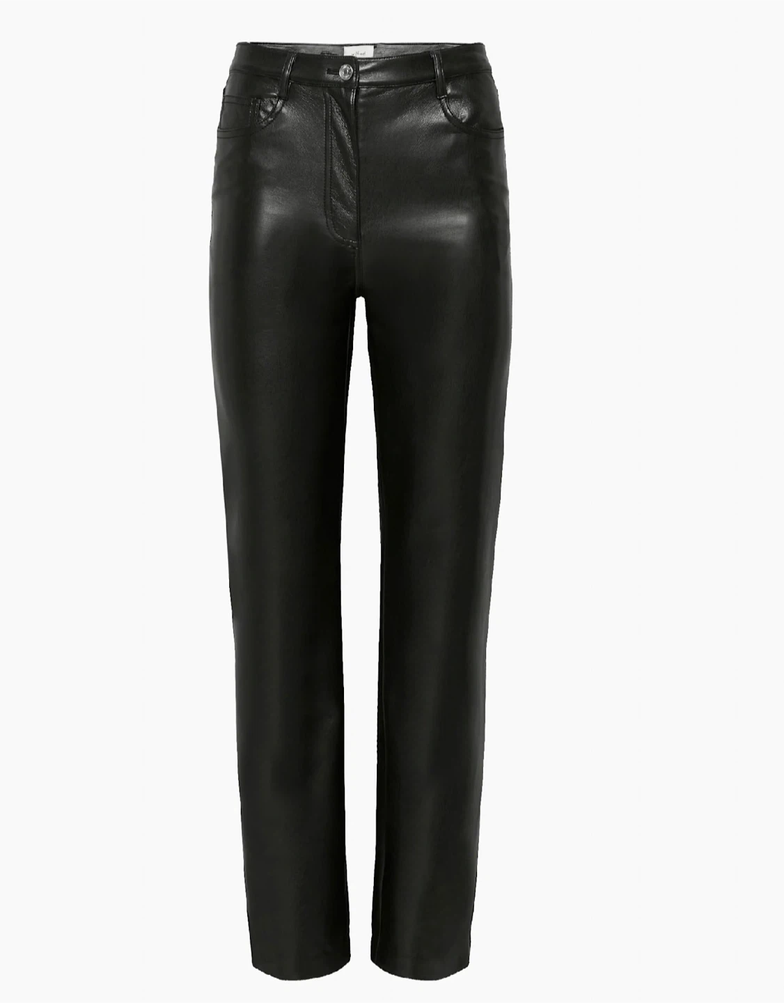 Wilfred Aritzia Black Leather Melina Pants xs