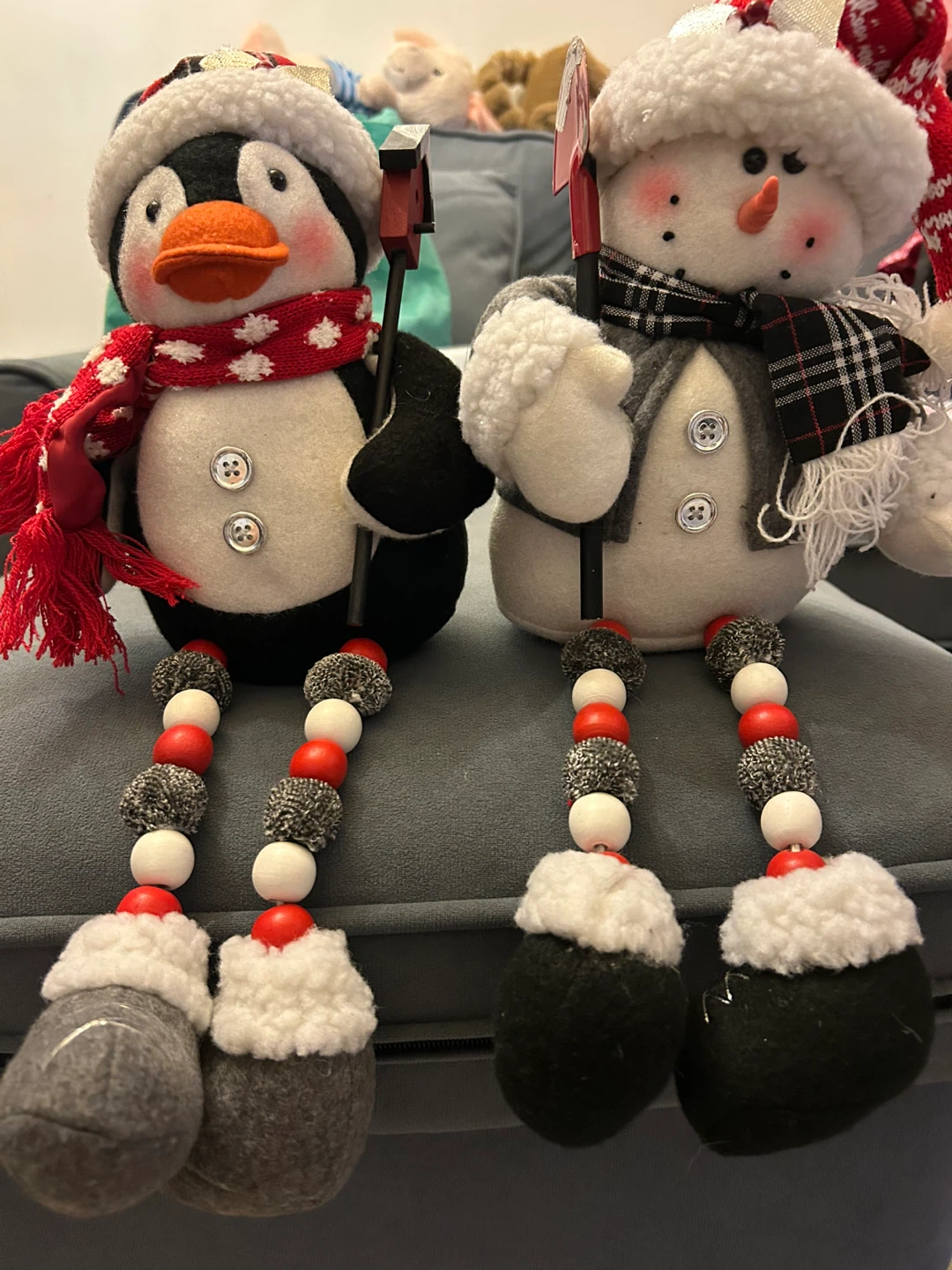 Penguin & Snowman Christmas Decorations