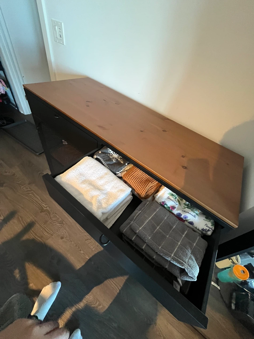 IKEA FJÄLLBO Sideboard - Black/Wood - photo 3