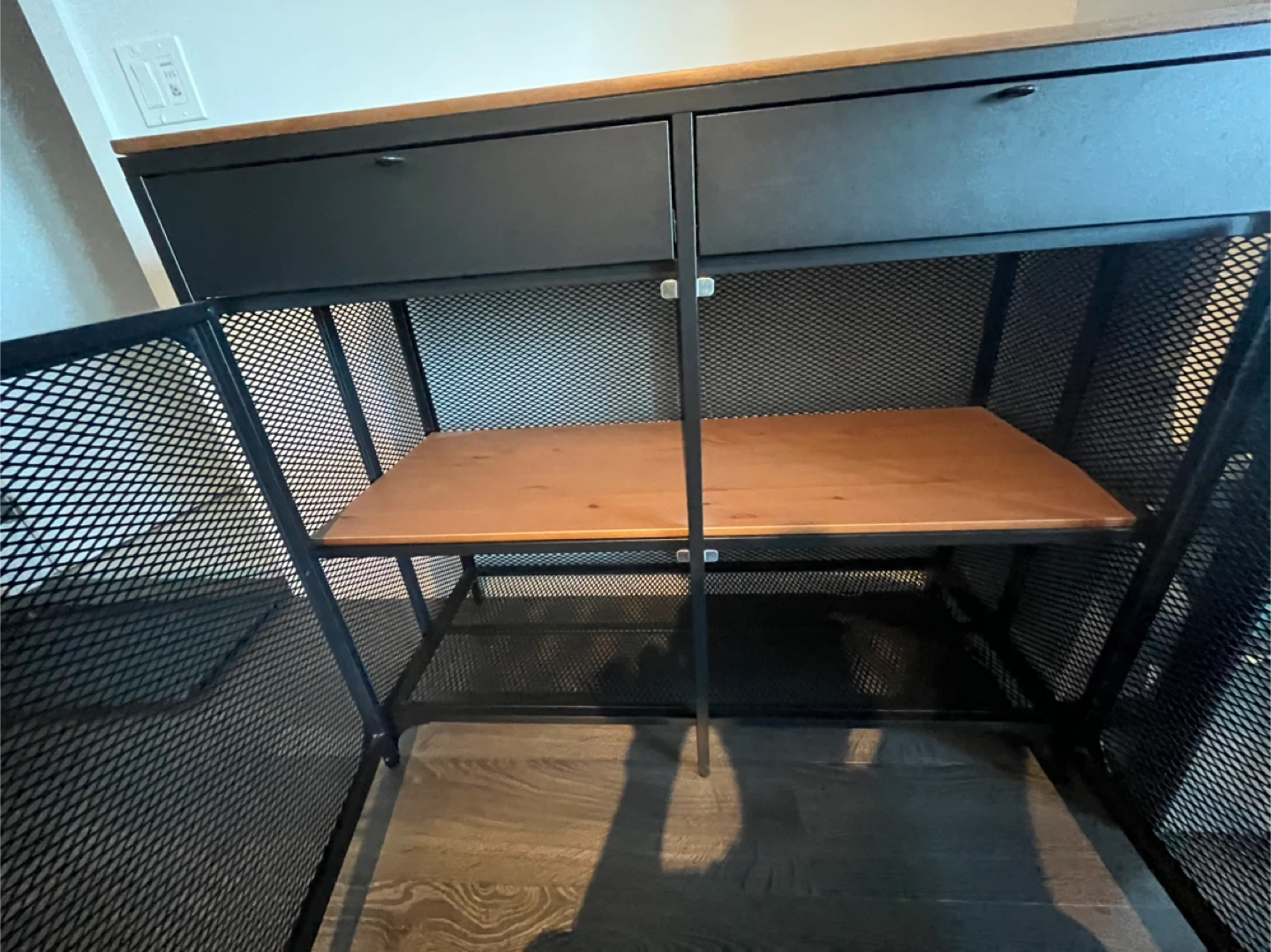 IKEA FJÄLLBO Sideboard - Black/Wood - photo 4