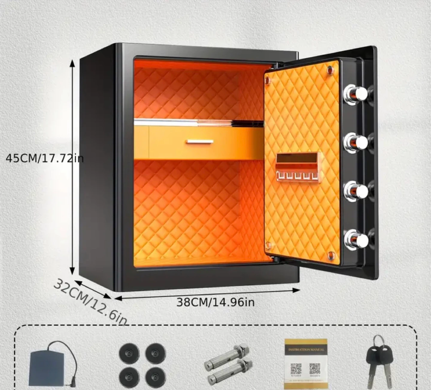 2.0 Cubic Feet Drawer Safe