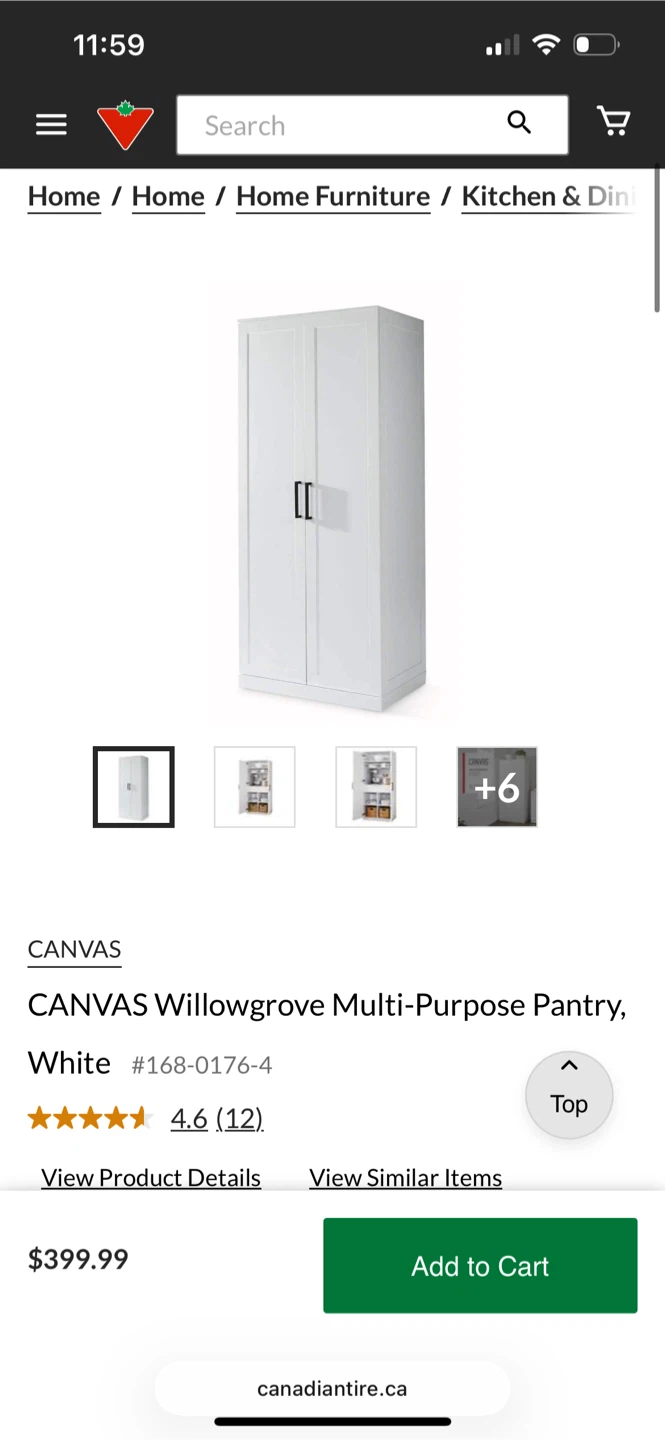 CANVAS Willowgrove Multi-Purpose Pantry, White - photo 4
