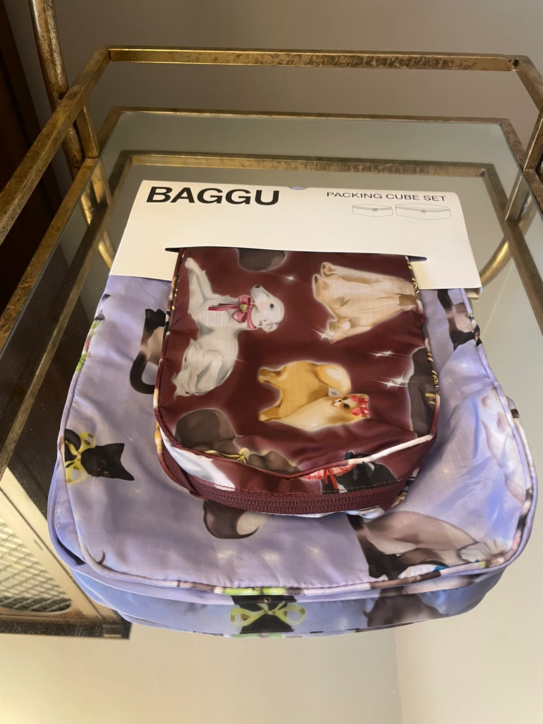 BAGGU Packing Cube Set - NEW fancy animals