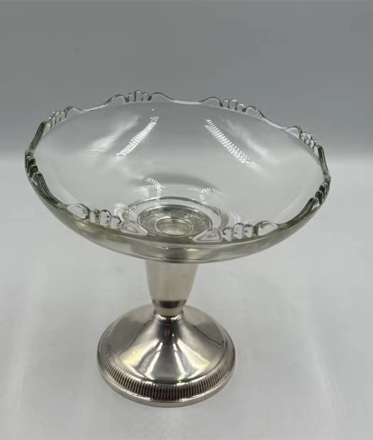Silver Trim Glass Bowl Set - photo 3