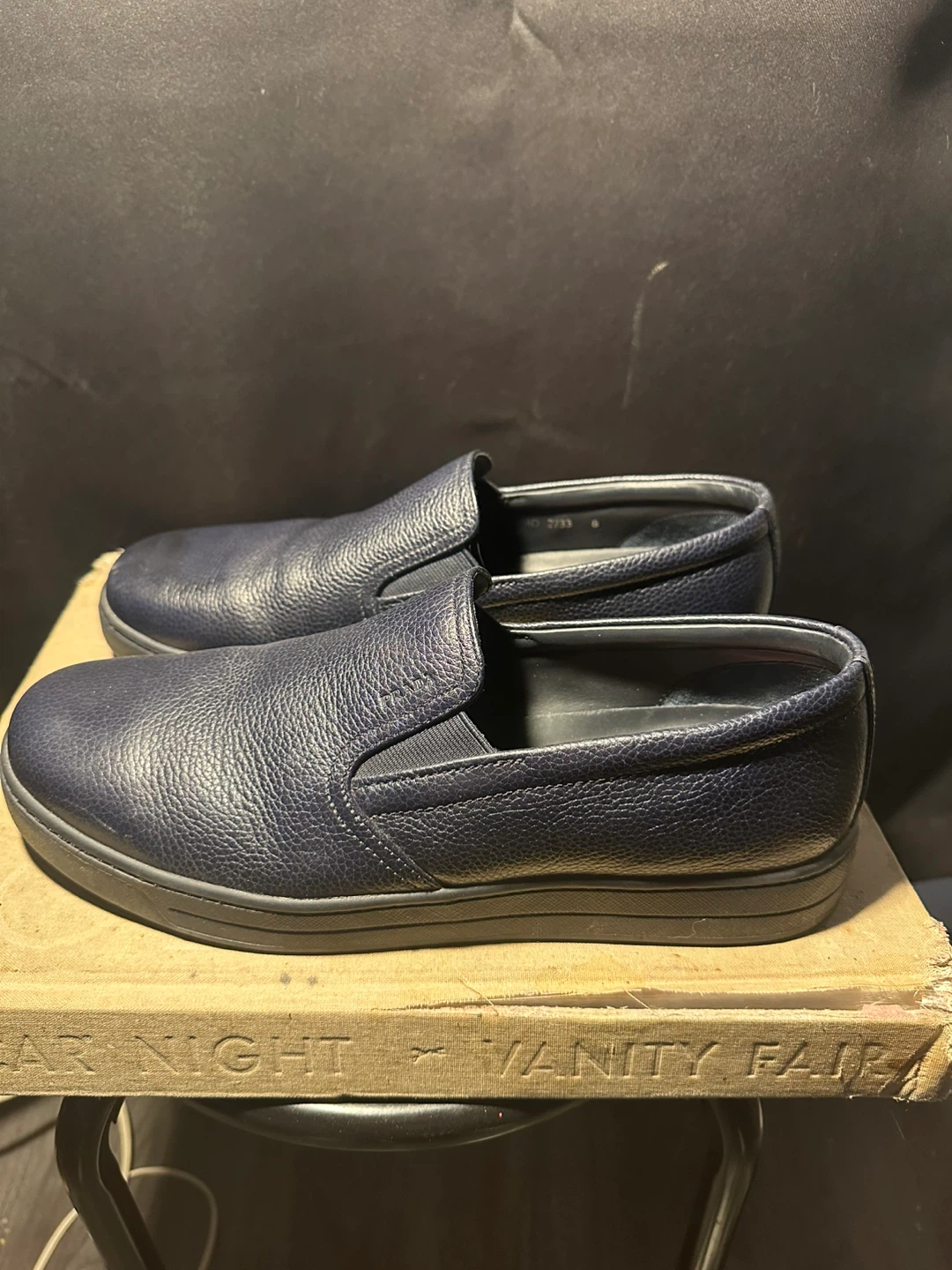 Prada Men’s Leather Slip-On Shoes – Fits US 11 - photo 4