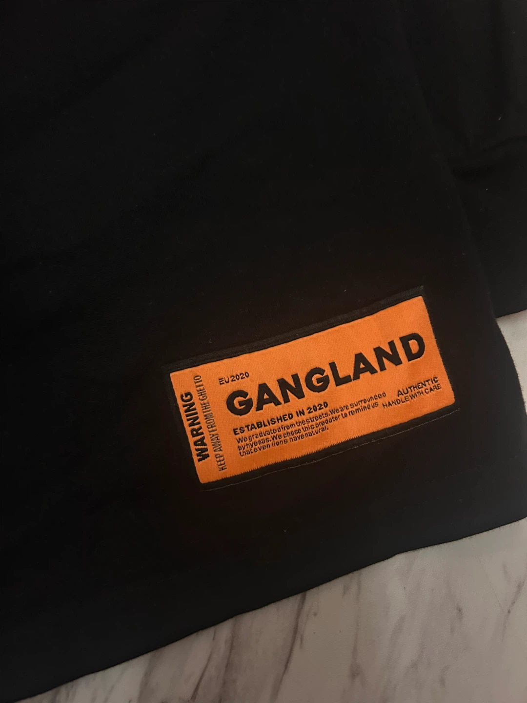 Black and orange Gangland long sleeve - photo 5