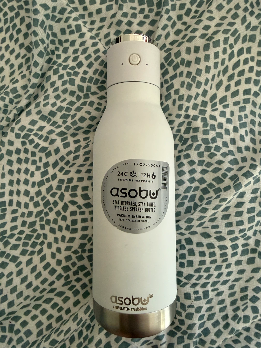 Asobu 17oz Wireless Speaker Water Bottle