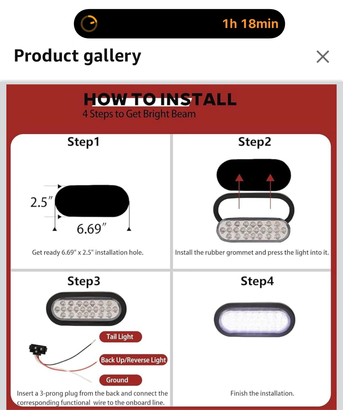 LED Tail Lights - Universal Fit (Pair) - photo 3