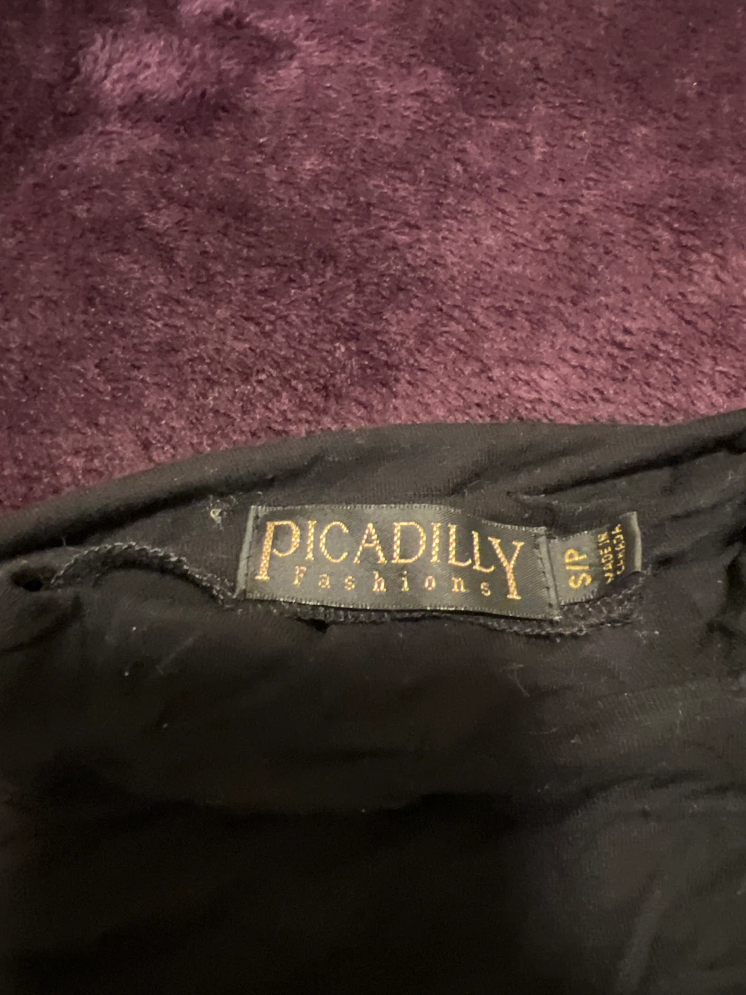 Picadilly Fashions Black Long Sleeve Top S/P - photo 2