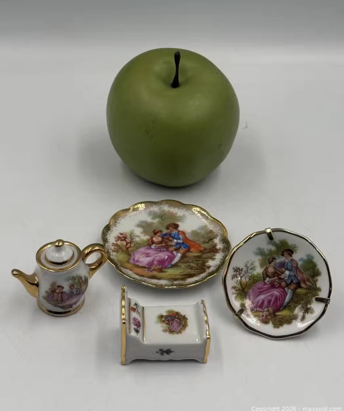 Limoges Miniature Porcelain Tea Set - photo 2