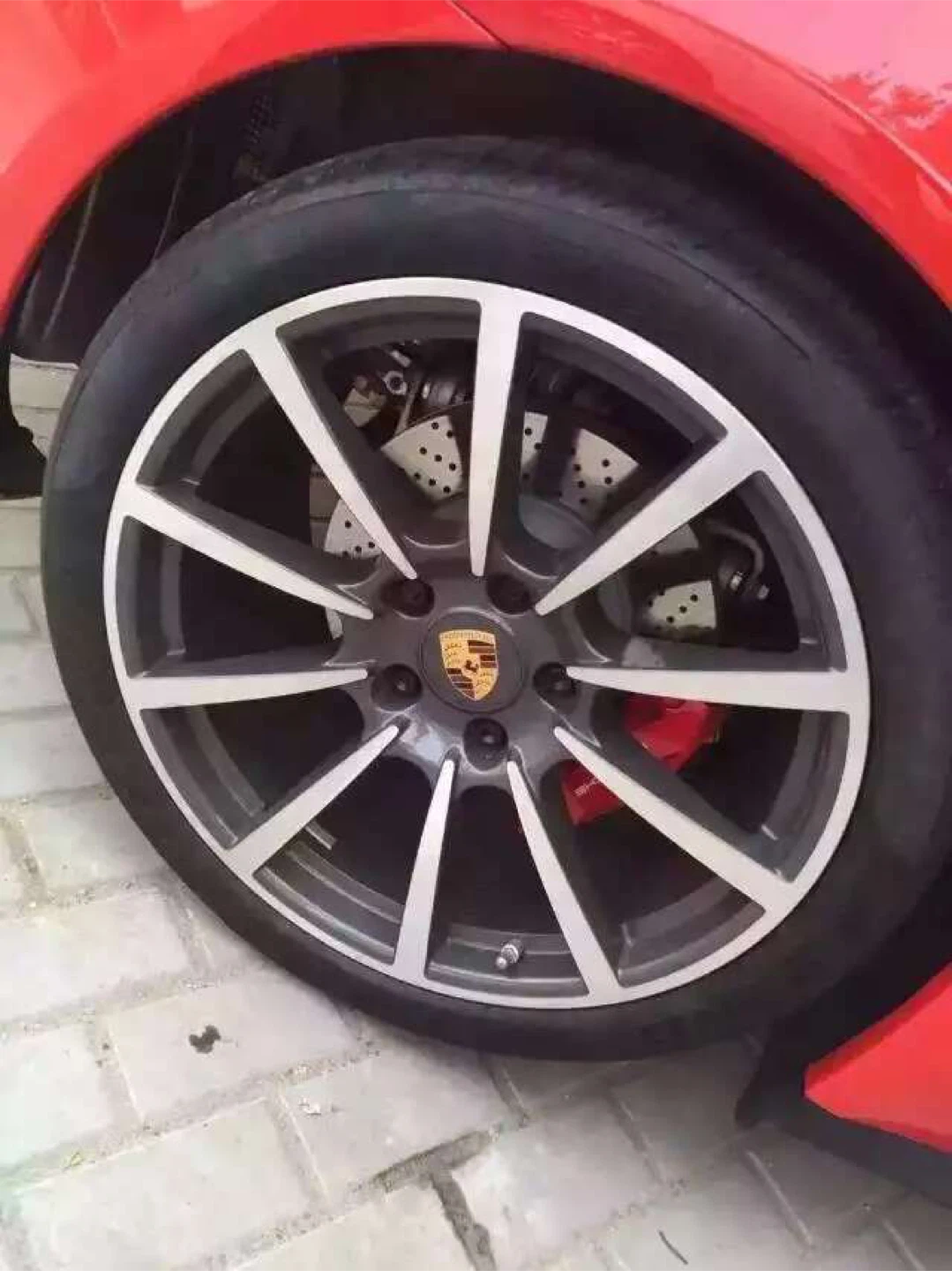 Porsche Targa 4S Red Convertible - photo 4