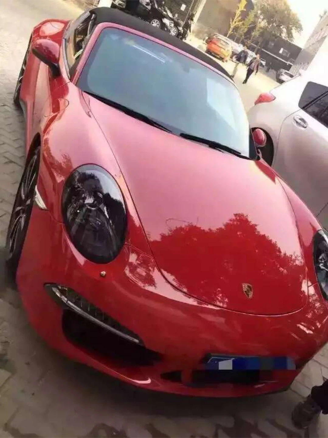 Porsche Targa 4S Red Convertible