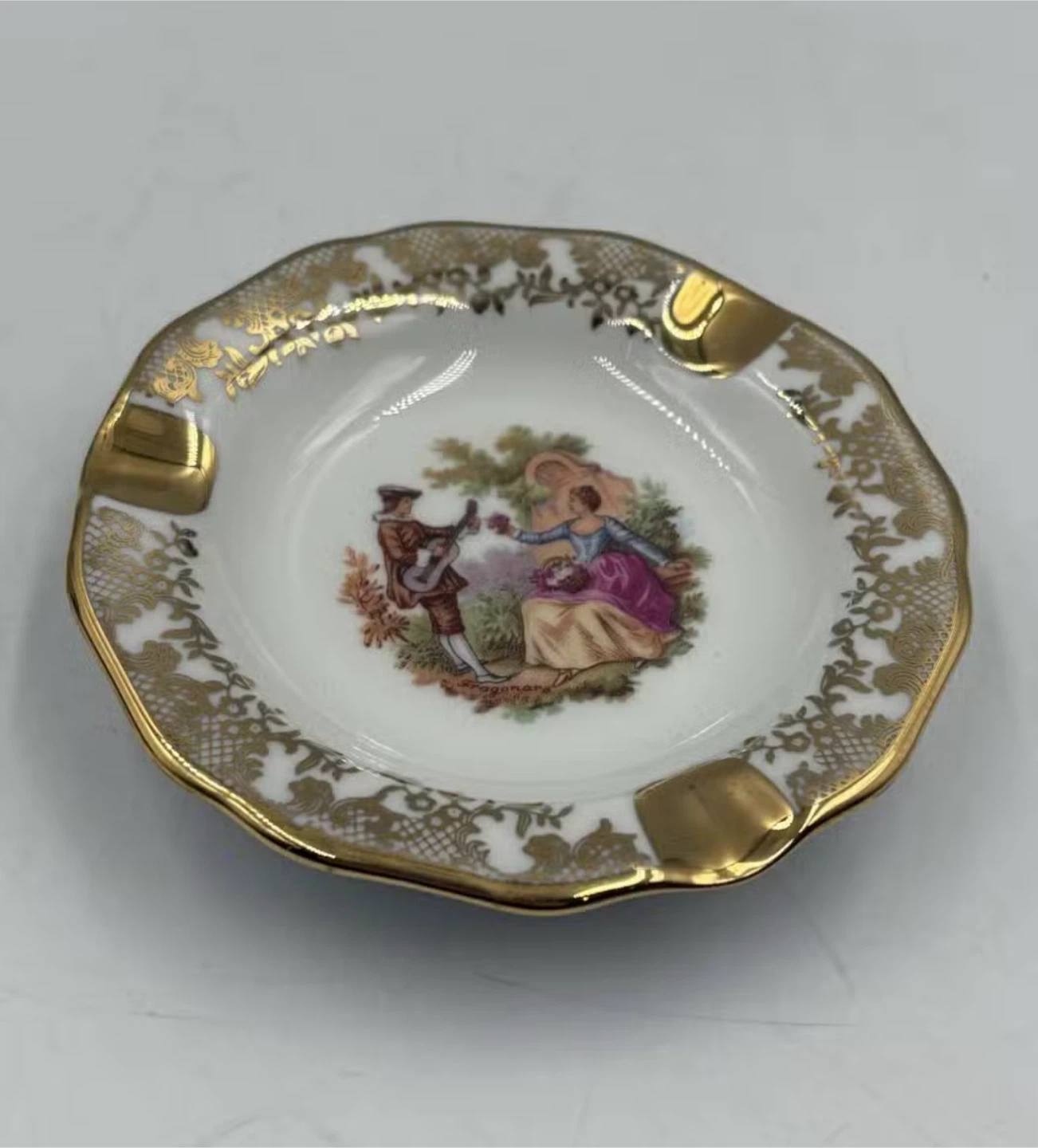 Vintage Cloisonné Ashtrays & Samovar Set - photo 5