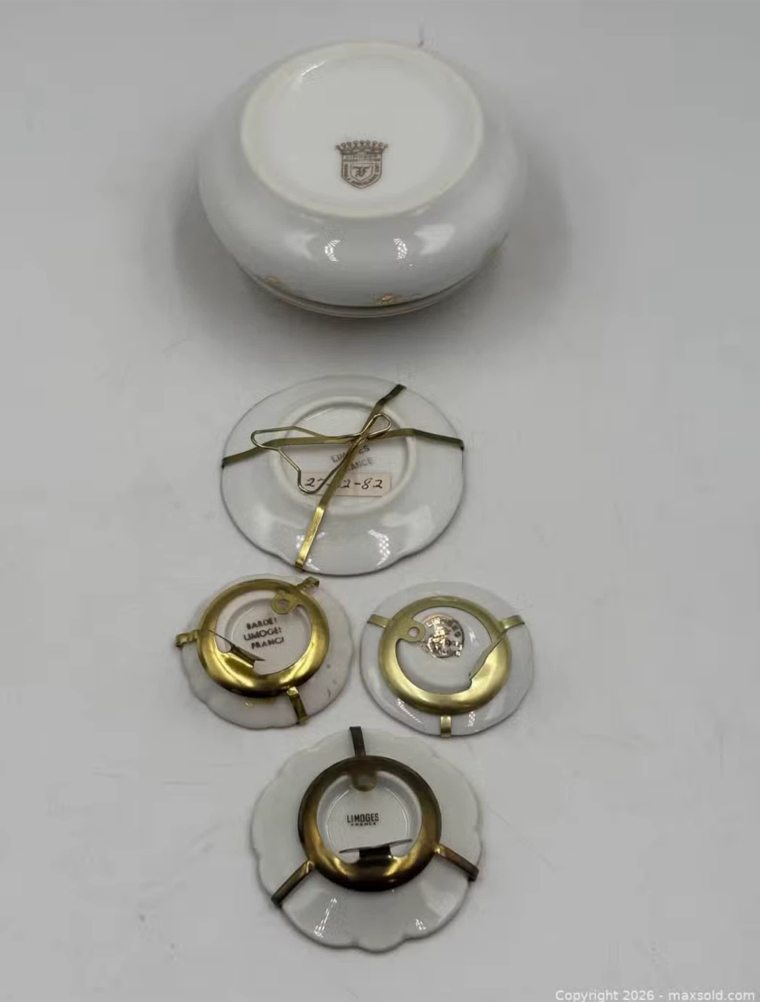 Fragonard Limoges France Trinket Dishes & Box - photo 5